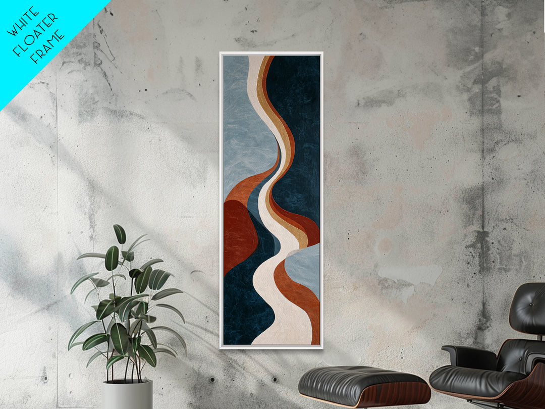 Minimal Abstract Wave Line Canvas Print, Minimalist Art, Printables, Living Room Decor, Abstract Art, Minimal, Boho Wall Art, MIN-1x3-25