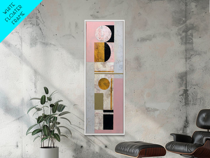 Simple Geometric Sun Canvas Print, Minimalist Art, Boho, Living Room Decor, Abstract Art, Minimal, Abstract Painting, MIN-1x3-27