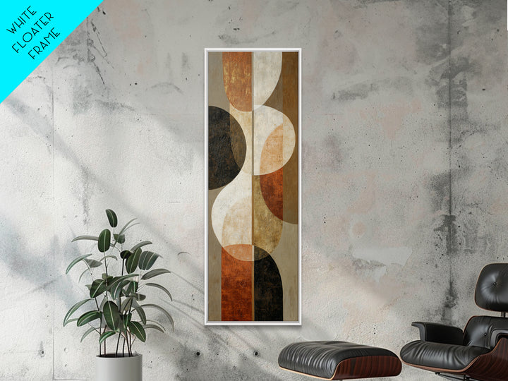 Two Overlapping Organic Shapes Framed Canvas Print, Minimalist Art, Canvas Tote Bag, Living Room Decor, Abstract Art, Minimal, MIN-1x3-31