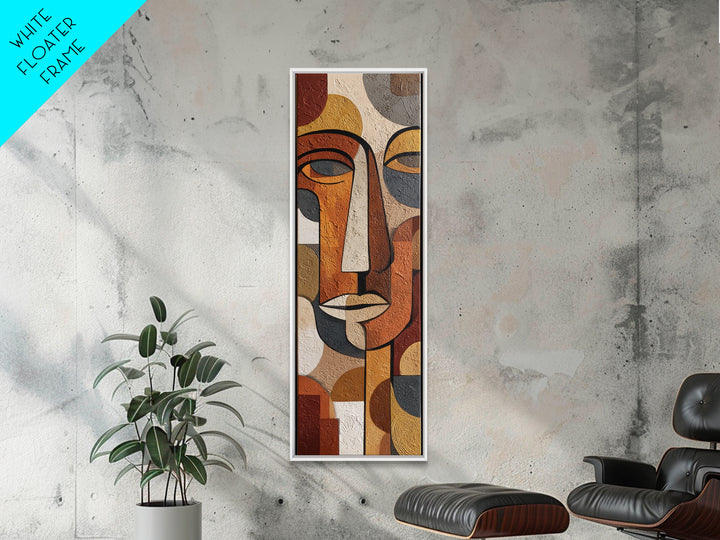 Single Continuous Line Female Face Canvas Print, Minimalist Art, Japanese Wall Art, Living Room Decor, Fine Art, Minimal, MIN-1x3-41