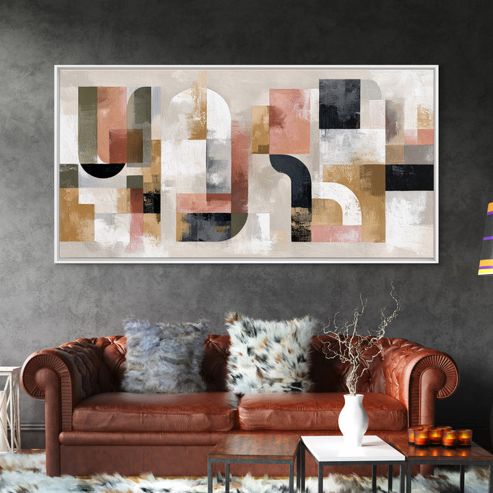 Two Overlapping Organic Shapes Canvas Print, Minimalist Art, Art Prints, Living Room Decor, Fine Art, Minimal, Printable Art, MIN-2x1-39