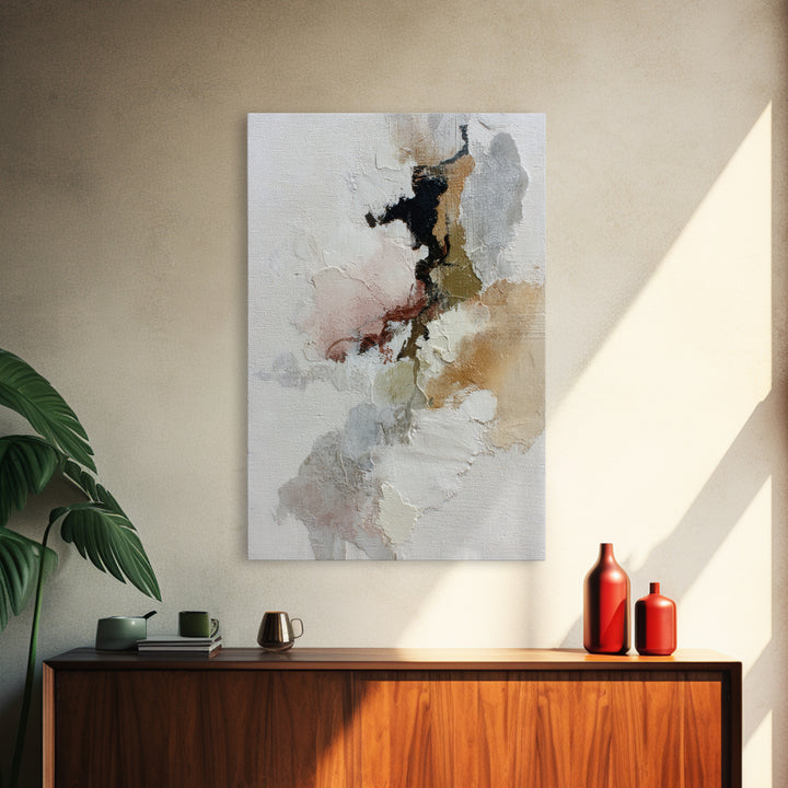 Small Cloud Study Canvas Print, Minimalist Art, Living Room Decor, Minimal, Modern Decor, Fine Art Print, Statement Artwork, MIN-2x3-77