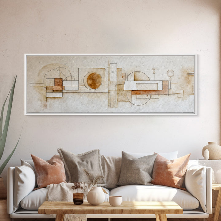 Minimal Cat Line Drawing Framed Canvas Print, Minimalist Art, Gallery Decor, Living Room Decor, Fine Art, Minimal, Wall Art, MIN-3x1-15