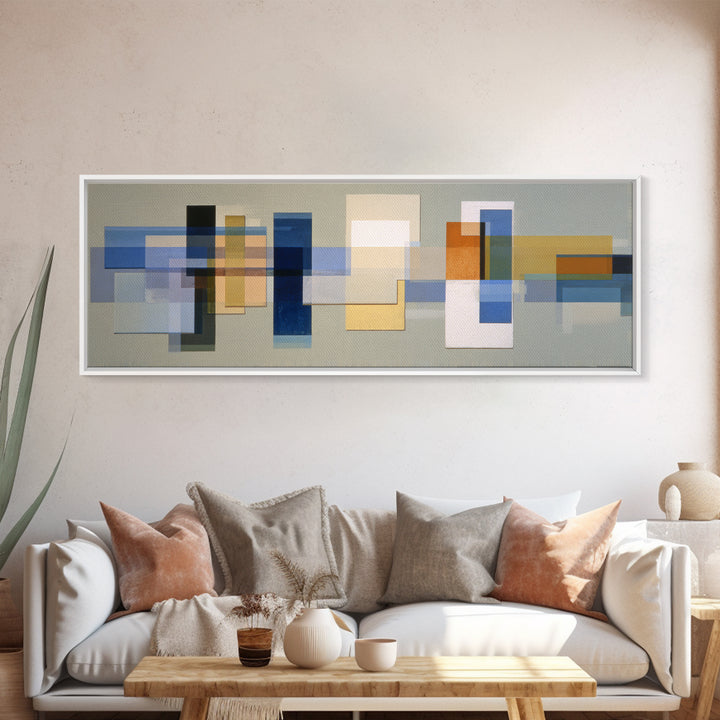 Calm Rectangle Composition Canvas Print, Minimalist Art, Living Room Decor, Fine Art, Minimal, Modern Decor, Fine Art Print, MIN-3x1-16