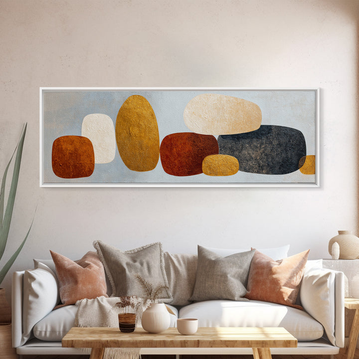 Quiet Stone Stack Canvas Print, Minimalist Art, Fine Art Print, Living Room Decor, Abstract Art, Minimal, Wall Decor, MIN-3x1-3