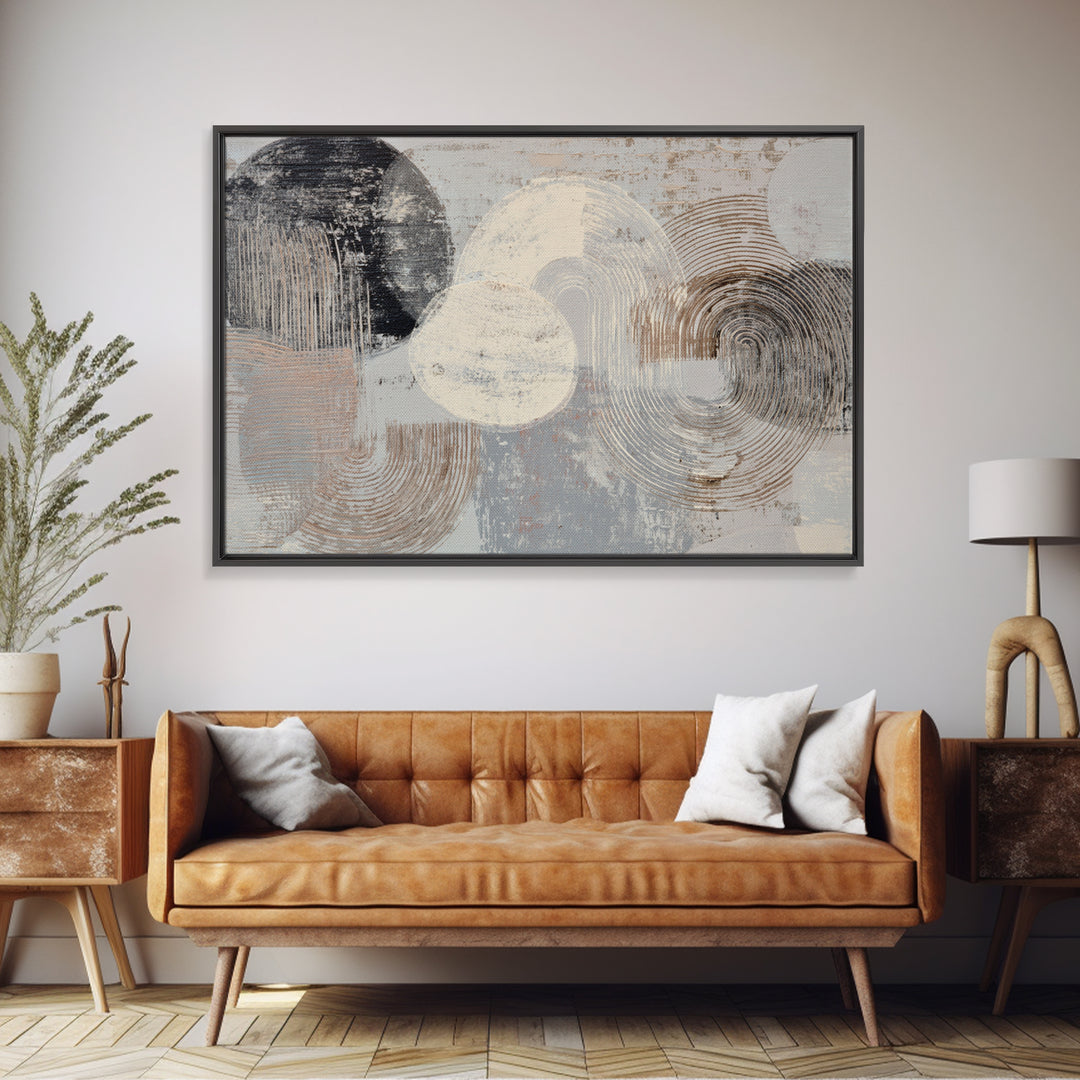 Small Cloud Study Canvas Print, Minimalist Art, Neutral Decor, Living Room Decor, Fine Art, Minimal, Home Decor, Poster, MIN-3x2-49