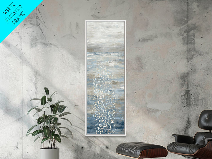 Oyster Shells with Pearly Highlights Canvas Print, Marine Life Art, Coastal Home Decor, Living Room Decor, Oil Painting, Marine, MLA-1x3-82
