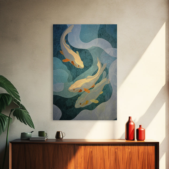 Dolphins Leaping Through Sunlit Waves Canvas Print, Marine Life Art, Coastal Home Decor, Living Room Decor, Fine Art, Marine, MLA-2x3-39