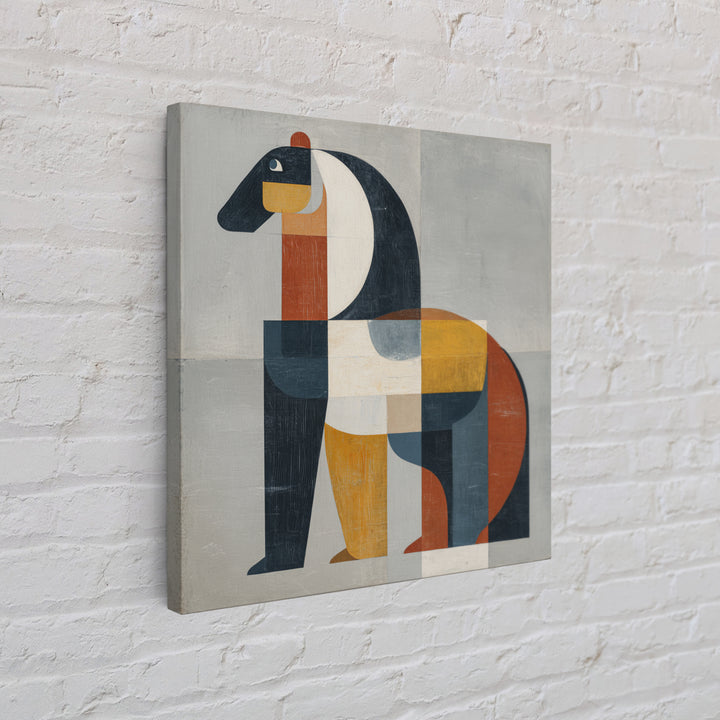 Mid Century Horse Canvas Print, Midcentury Modern Art, Room Decor, Living Room Decor, Fine Art, Retro, Art Print, Digital Art, MMA-1x1-91