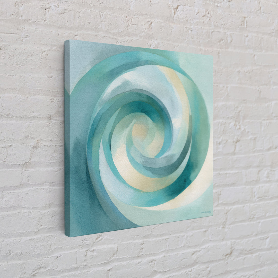 Abstract Healing Spiral Canvas Print, Medical Office Art, Printable Card, Office Decor, Abstract Art, Calm, School Nurse Art, MOA-1x1-15