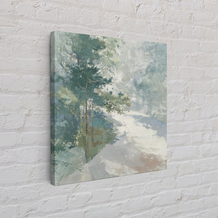Gentle Forest Path Canvas Print, Medical Office Art, School Nurse Art, Office Decor, Fine Art, Calm, Luxury Decor, Art Print, MOA-1x1-17