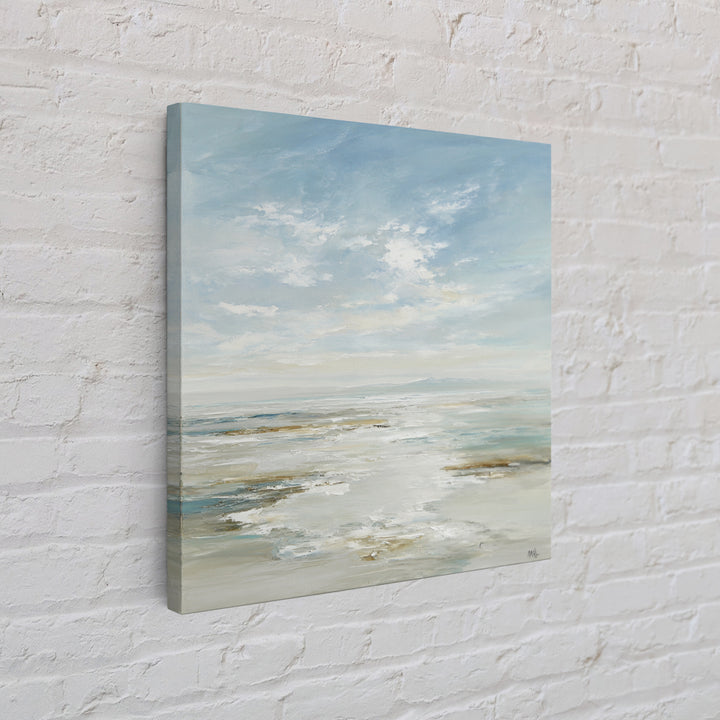 Peaceful Ocean Horizon Framed Canvas Print, Medical Office Art, Printable Art, Office Decor, Fine Art, Calm, Medical Wall Art, MOA-1x1-28