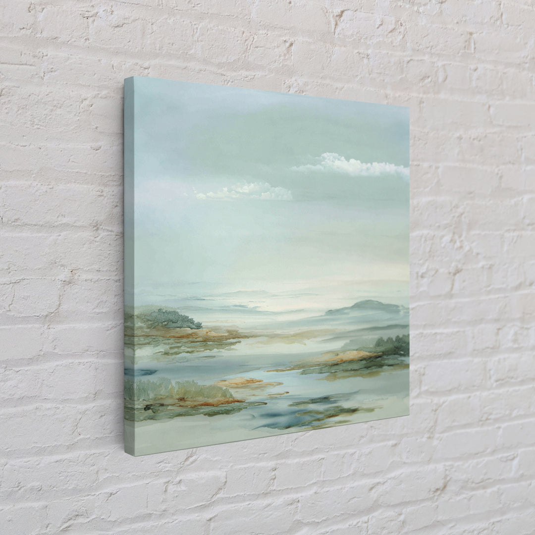 Large Neutral Landscape Framed Canvas Print, Medical Office Art, Art Print, Office Decor, Fine Art, Calm, Printable Art, MOA-1x1-40