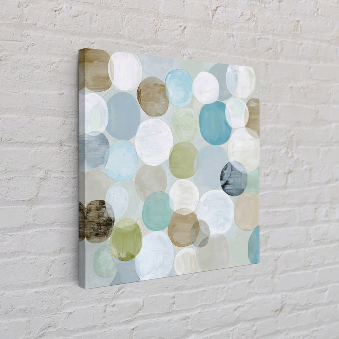 Abstract Cells and Circles as Soothing Pattern Canvas Print, Medical Office Art, Room Decor, Office Decor, Fine Art, Calm, MOA-1x1-77