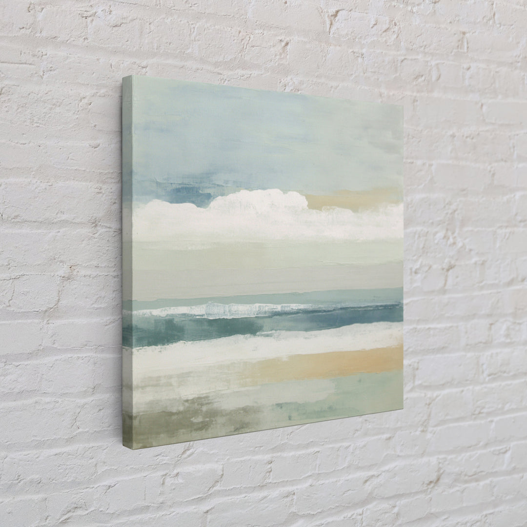 Simple Line Figure Canvas Print, Medical Office Art, Science Art, Office Decor, Fine Art, Calm, Textured Painting, MOA-1x1-90