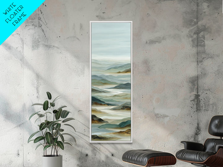 Large Neutral Landscape Framed Canvas Print, Medical Office Art, Fine Art Print, Office Decor, Oil Painting, Calm, Wall Decor, MOA-1x3-4