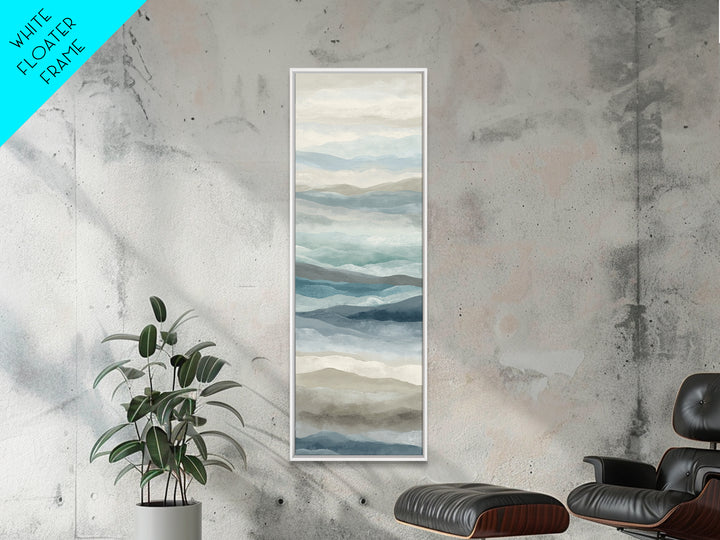 Peaceful Ocean Horizon Canvas Print, Medical Office Art, Printable Wall Art, Office Decor, Oil Painting, Calm, Anatomy Wall Art, MOA-1x3-40