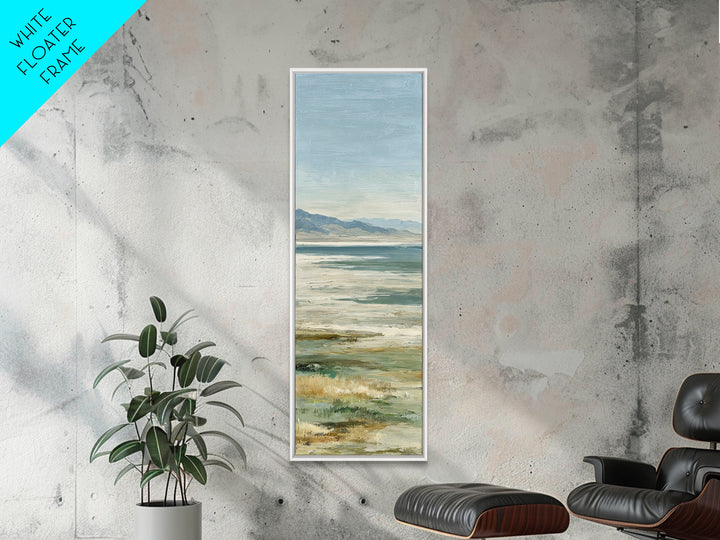 Large Neutral Landscape Framed Canvas Print, Medical Office Art, Home Decor, Office Decor, Fine Art, Calm, Medical Art, MOA-1x3-52