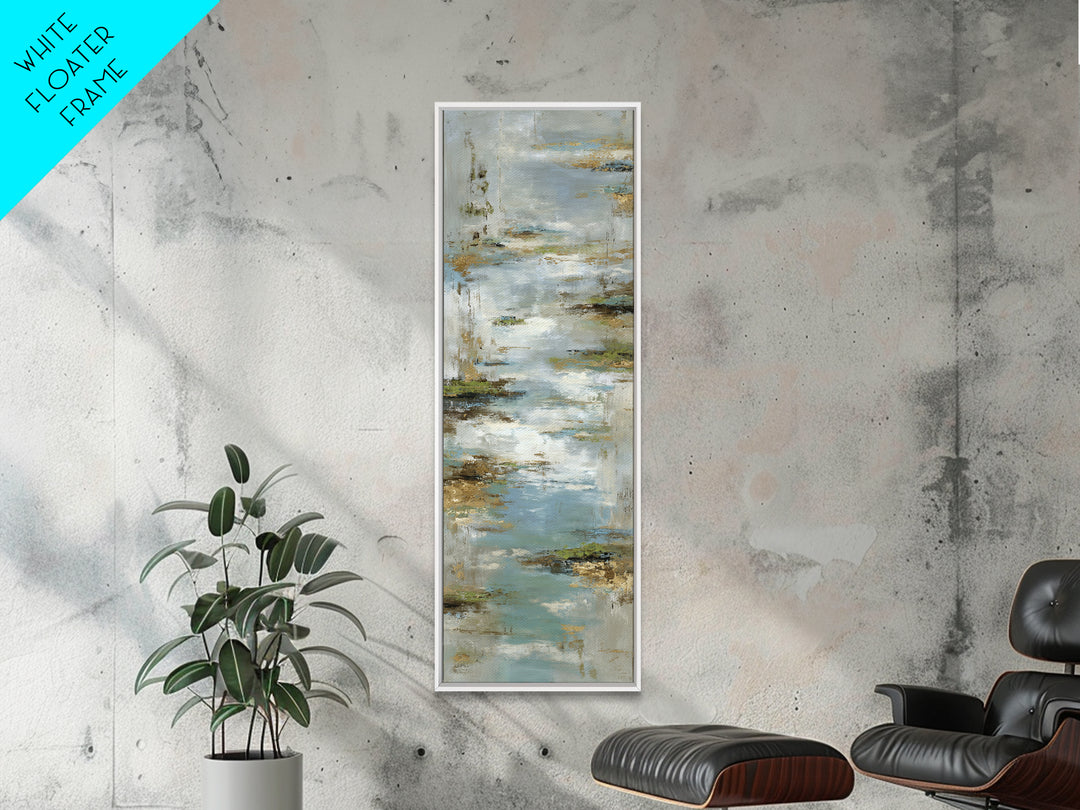 Simple Line Figure Framed Canvas Print, Medical Office Art, Heart Anatomy Print, Office Decor, Oil Painting, Calm, MOA-1x3-54