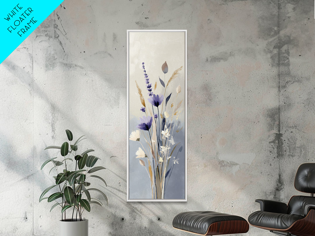 Lavender Botanical Still Life Canvas Print, Medical Office Art, Printable Card, Office Decor, Fine Art, Calm, School Nurse Art, MOA-1x3-81