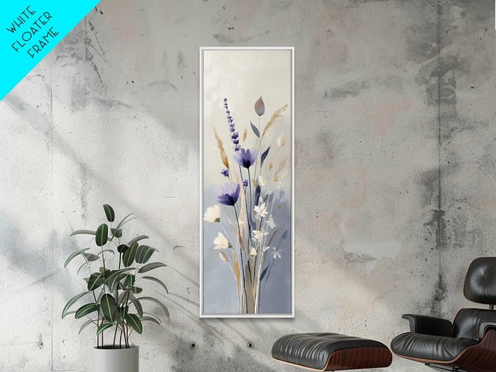 Lavender Botanical Still Life Canvas Print, Medical Office Art, Printable Card, Office Decor, Fine Art, Calm, School Nurse Art, MOA-1x3-81