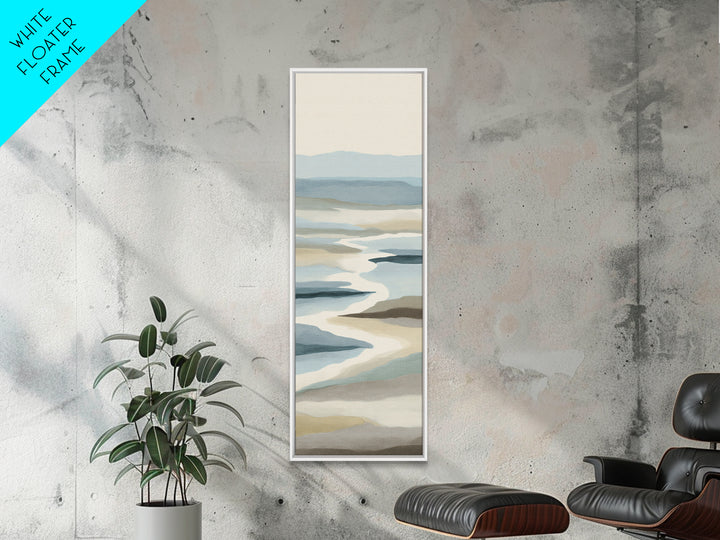 Peaceful Ocean Horizon Canvas Print, Medical Office Art, Medical Decor, Office Decor, Calm, Science Art, Neuroscience Art, MOA-1x3-88
