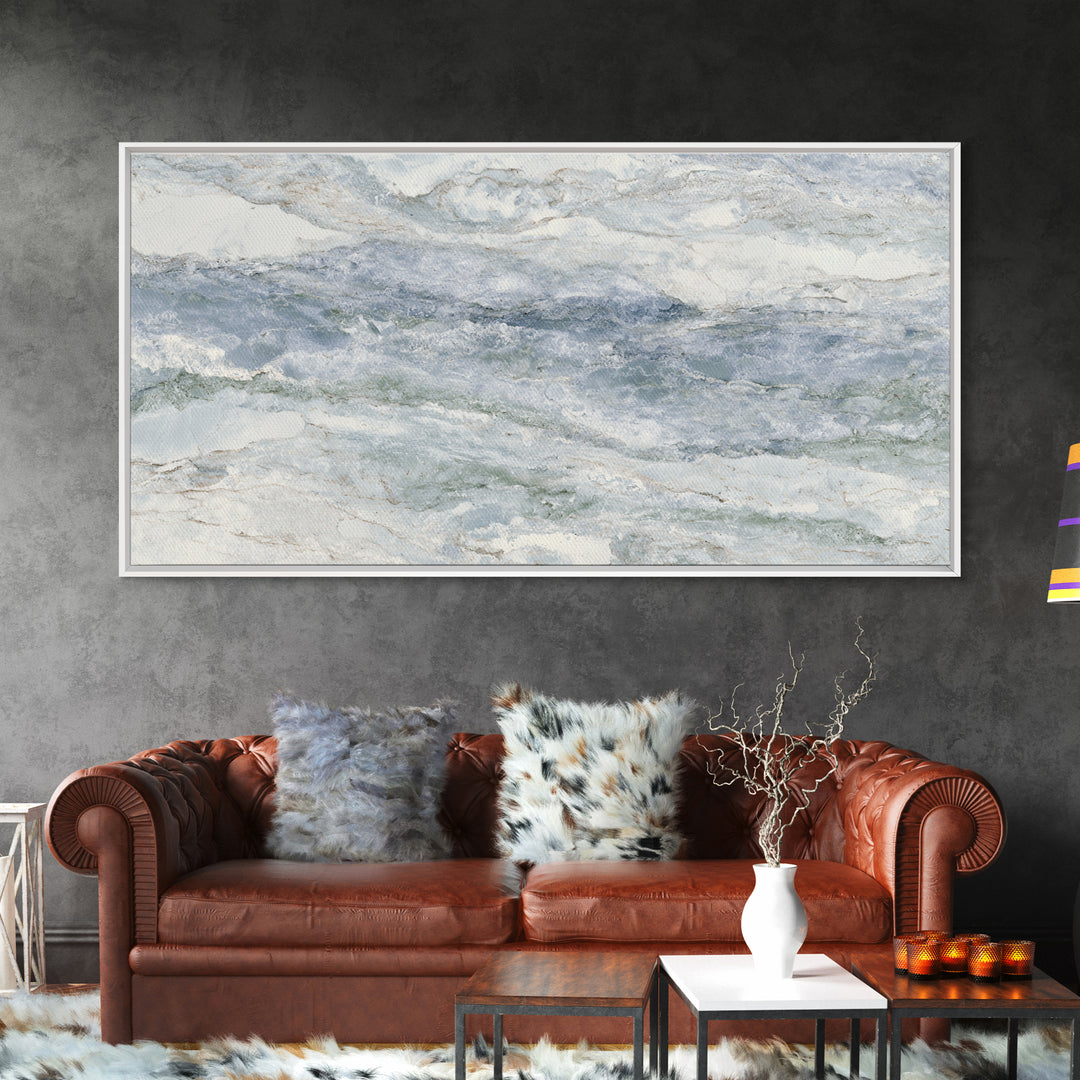 Subtle Marble Texture Canvas Print, Medical Office Art, Printable Wall Art, Office Decor, Oil Painting, Calm, Anatomy Wall Art, MOA-2x1-39