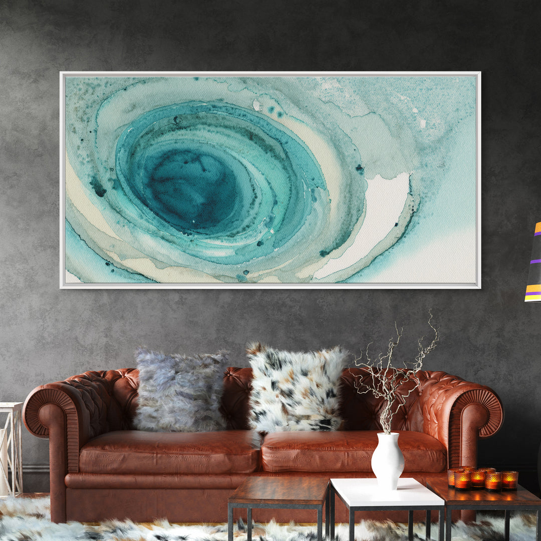 Abstract Healing Spiral Framed Canvas Print, Medical Office Art, Anatomy Poster, Office Decor, Abstract Art, Calm, Modern Decor, MOA-2x1-59