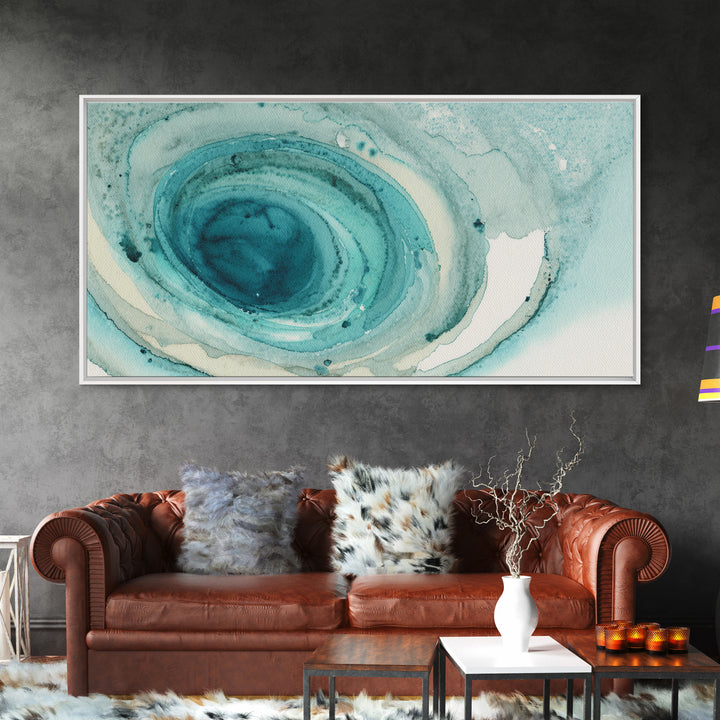 Abstract Healing Spiral Framed Canvas Print, Medical Office Art, Anatomy Poster, Office Decor, Abstract Art, Calm, Modern Decor, MOA-2x1-59
