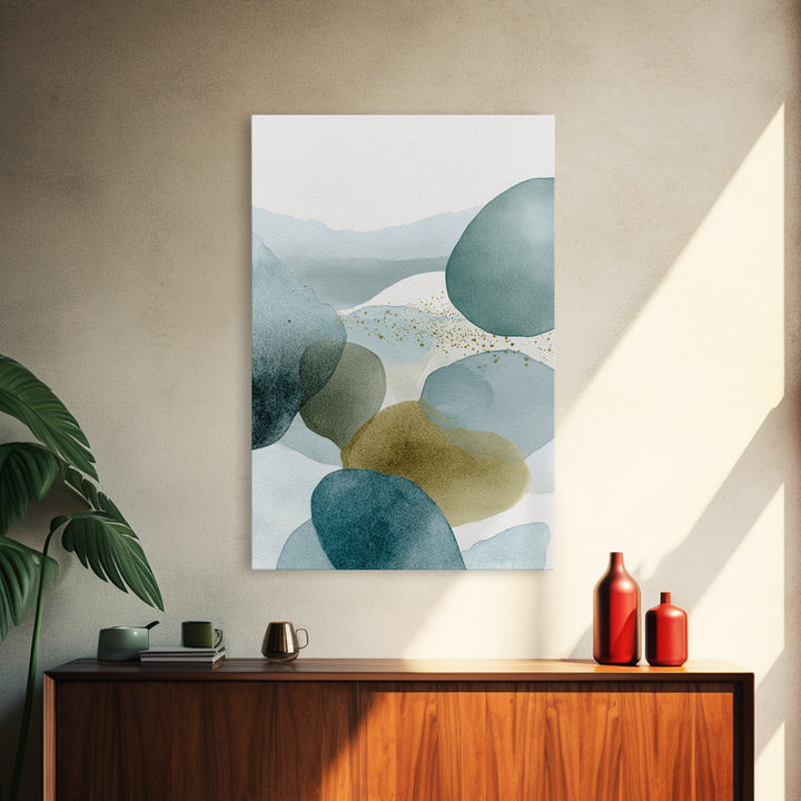 Simple Line Figure Framed Canvas Print, Medical Office Art, Boho Decor, Office Decor, Fine Art, Calm, Printable Wall Art, MOA-2x3-26