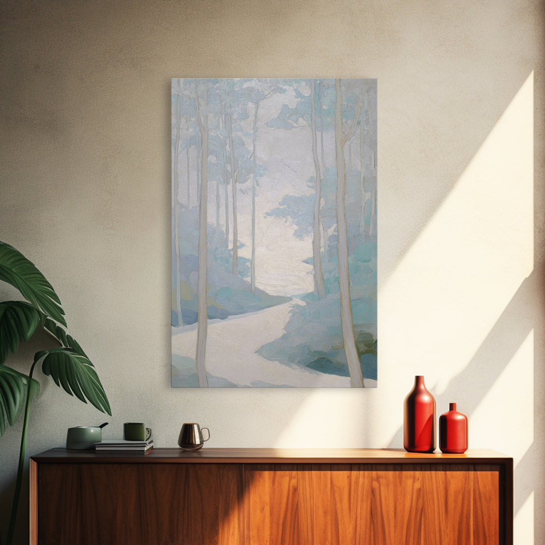 Gentle Forest Path Canvas Print, Medical Office Art, Digital Wall Art, Office Decor, Fine Art, Calm, Healthcare Wall Art, MOA-2x3-49