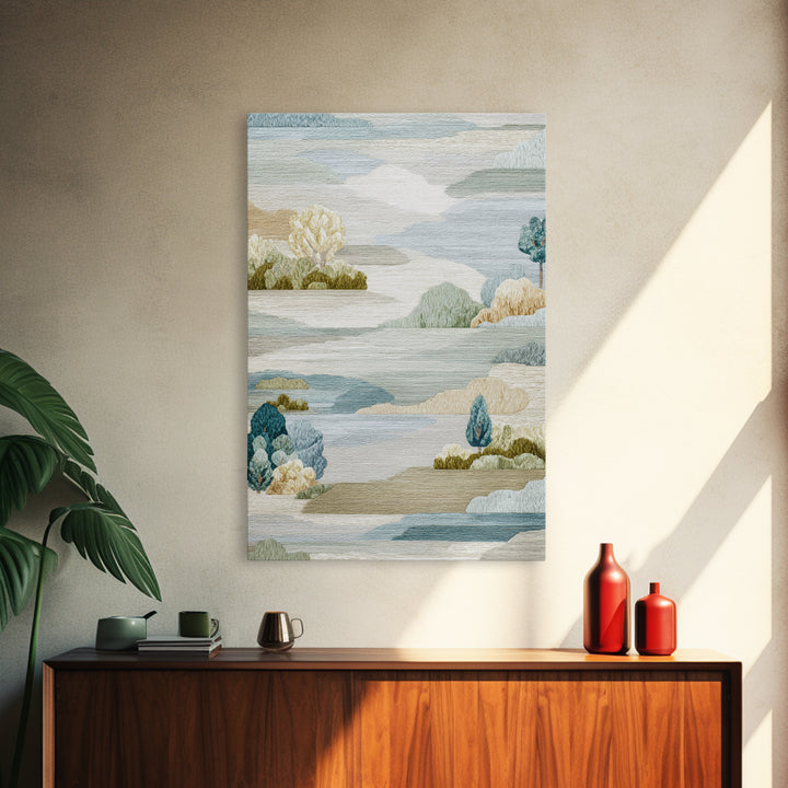 Clean Geometric Composition Canvas Print, Medical Office Art, Home Decor, Office Decor, Calm, Medical Art, Medical Decor, MOA-2x3-66