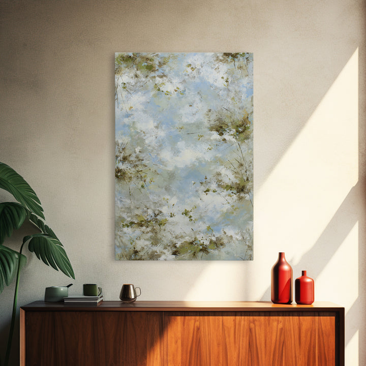 Sunlit Meadow with Wildflowers and Calm Mood Canvas Print, Medical Office Art, Medical Student Gift, Office Decor, Calm, MOA-2x3-68