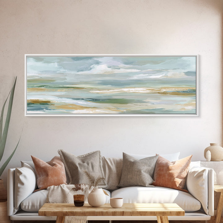 Sky and Cloud Scene Framed Canvas Print, Medical Office Art, Medical Art, Office Decor, Calm, Biology Art, Nurse Wall Art, MOA-3x1-1