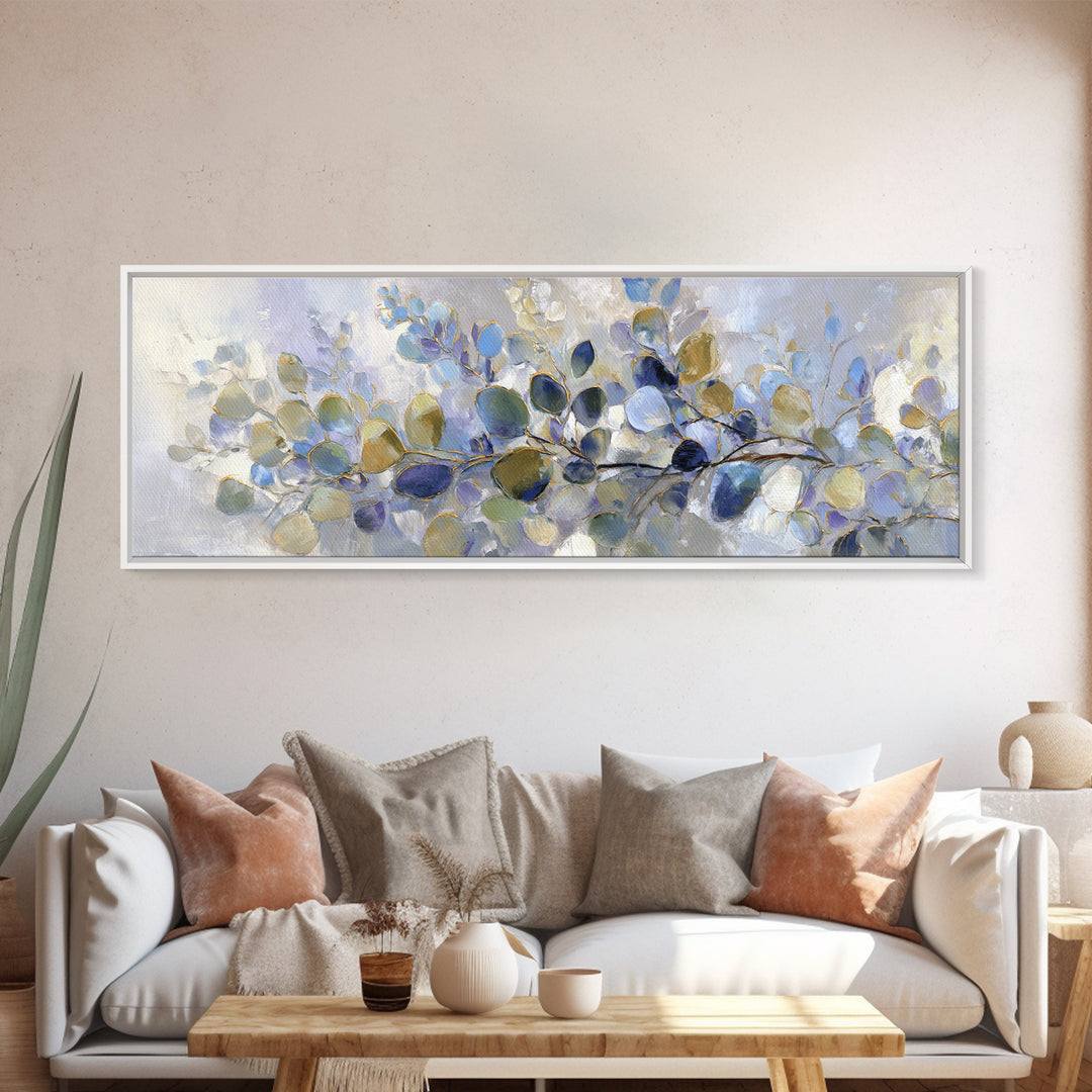 Lavender Botanical Still Life Canvas Print, Medical Office Art, Dental Office Decor, Office Decor, Oil Painting, Calm, MOA-3x1-13