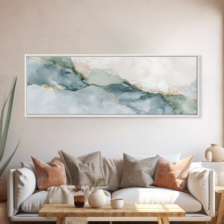 Subtle Marble Texture Canvas Print, Medical Office Art, Art Print, Office Decor, Calm, Printable Art, Medical Student Gift, MOA-3x1-35