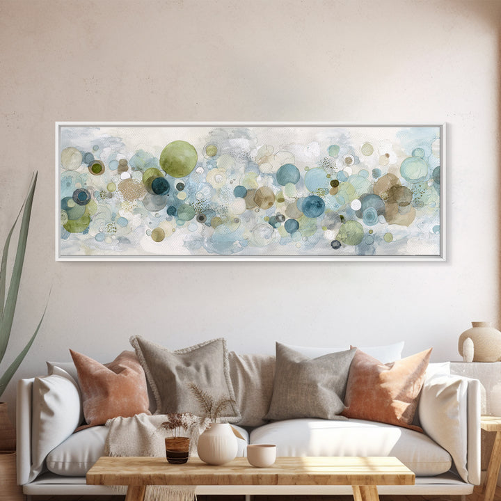 Abstract Cells and Circles as Soothing Pattern Canvas Print, Medical Office Art, Medical School, Office Decor, Fine Art, Calm, MOA-3x1-93