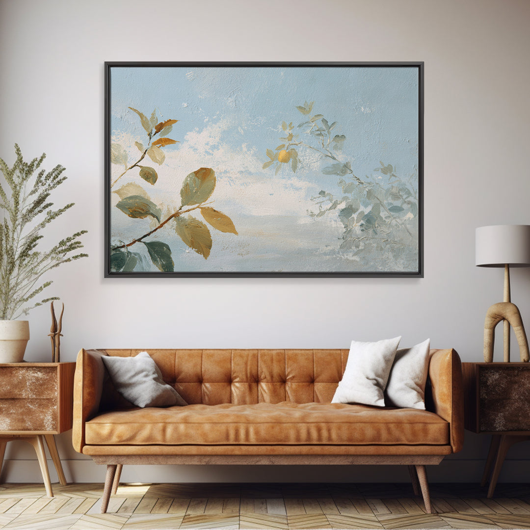 Fresh Citrus and Leaves for Bright Optimism Framed Canvas Print, Medical Office Art, Dental Office Decor, Office Decor, Calm, MOA-3x2-28