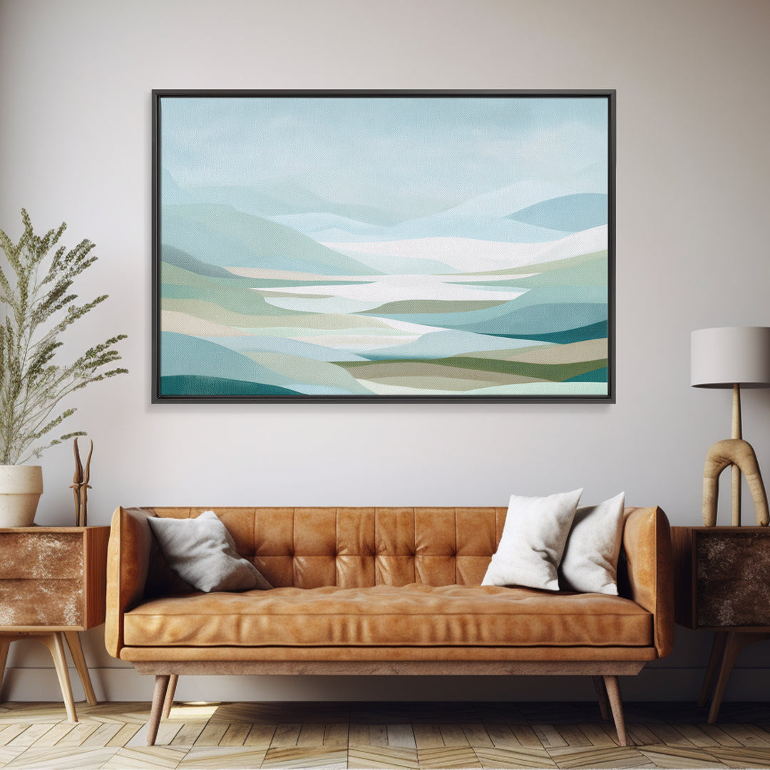Clean Geometric Composition Canvas Print, Medical Office Art, Printable Card, Office Decor, Abstract Art, Calm, MOA-3x2-62