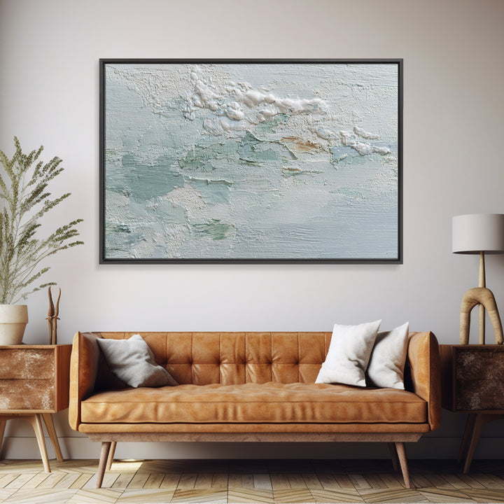 Clean Geometric Composition Framed Canvas Print, Medical Office Art, Healthcare Wall Art, Office Decor, Abstract Art, Calm, MOA-3x2-86