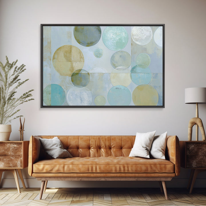 Abstract Cells and Circles as Soothing Pattern Canvas Print, Medical Office Art, Medical Office Decor, Office Decor, Calm, MOA-3x2-9