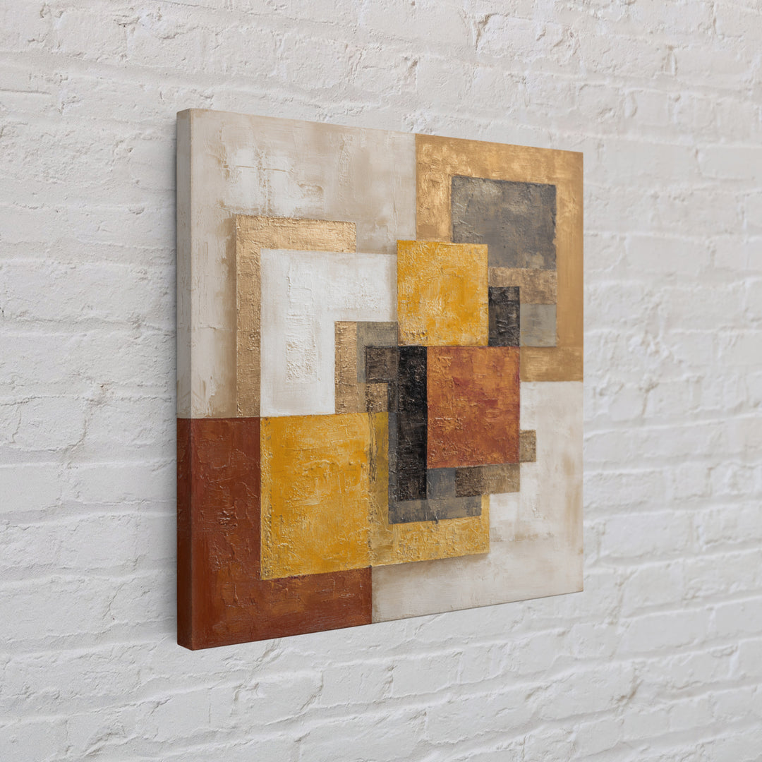 High Contrast Gallery Abstract Framed Canvas Print, Modern Art, Living Room Wall Art, Living Room Decor, Abstract Art, Modern, MOD-1x1-24