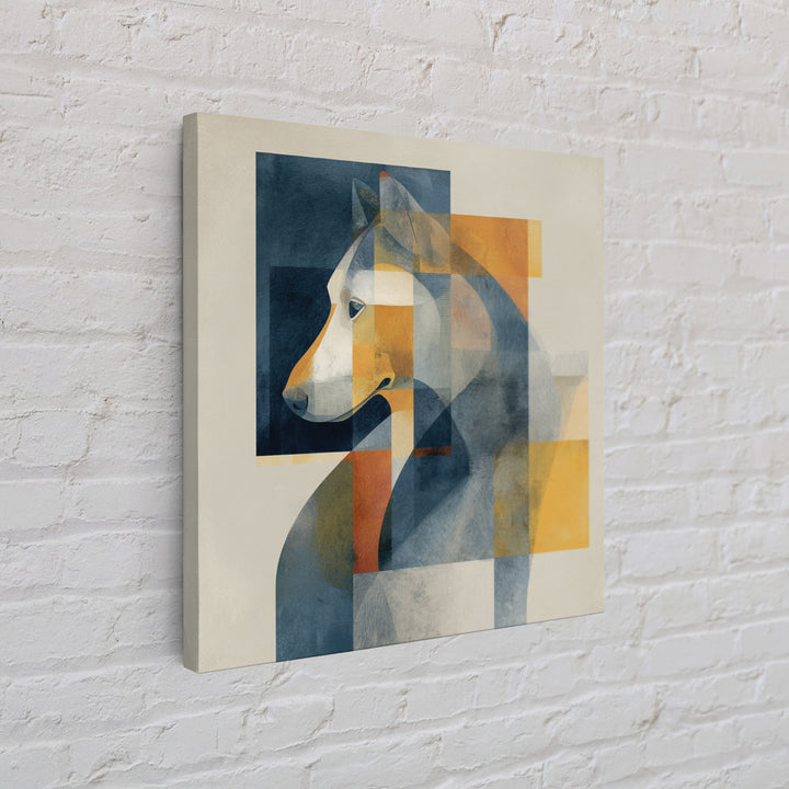 Modern Animal Portrait Canvas Print, Modern Art, Poster Art, Living Room Decor, Fine Art, Modern, Minimalist Decor, MOD-1x1-94