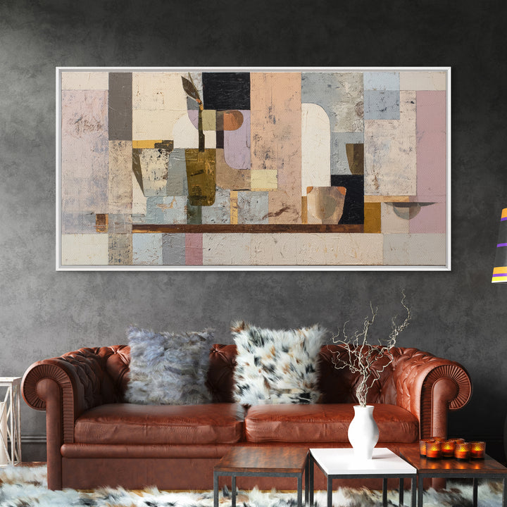 Contemporary Horse Portrait Framed Canvas Print, Modern Art, Contemporary Art, Living Room Decor, Modern, Wall Hanging, MOD-2x1-83
