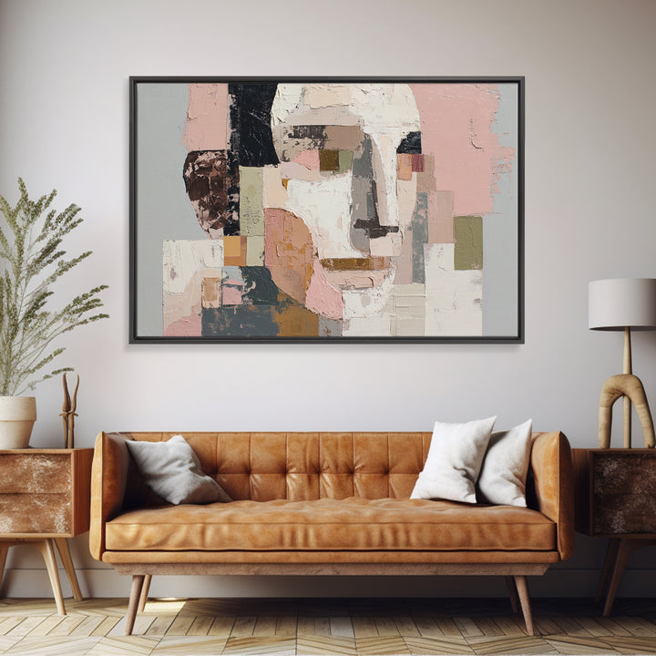 Fragmented Figure Study Canvas Print, Modern Art, Printable Art, Living Room Decor, Fine Art, Modern, Trendy Wall Art, MOD-3x2-21
