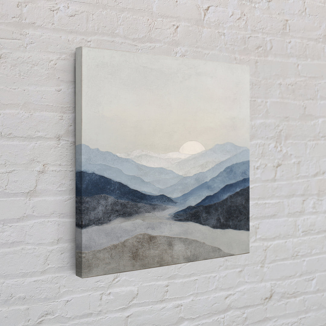 All Pink Cloudscape Canvas Print, Monochrome Art, Boho Wall Art, Living Room Decor, Fine Art, Mono, Neutral Decor, Modern Decor, MON-1x1-60