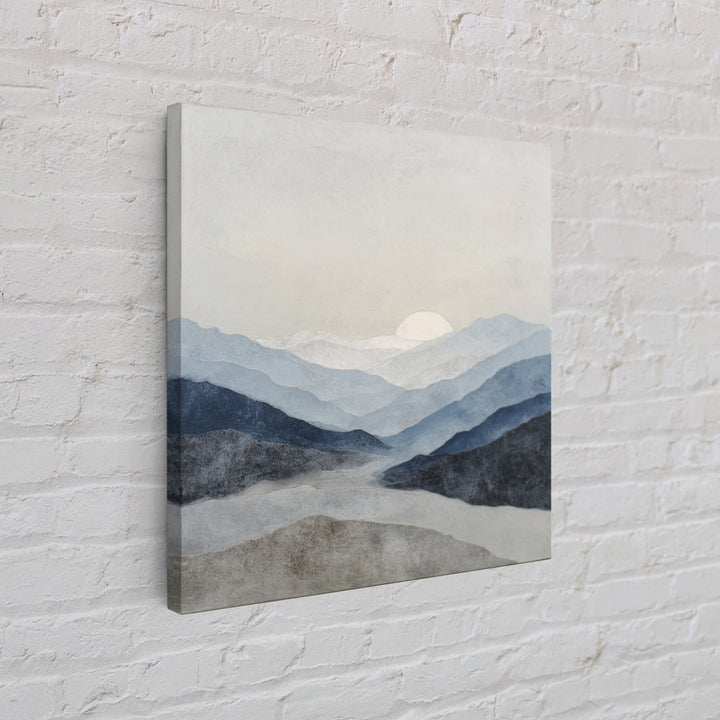 All Pink Cloudscape Canvas Print, Monochrome Art, Boho Wall Art, Living Room Decor, Fine Art, Mono, Neutral Decor, Modern Decor, MON-1x1-60