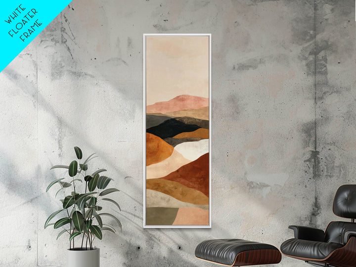 Warm Brown Desert Landscape Canvas Print, Monochrome Art, Gallery Decor, Living Room Decor, Fine Art, Mono, Contemporary Art, MON-1x3-21