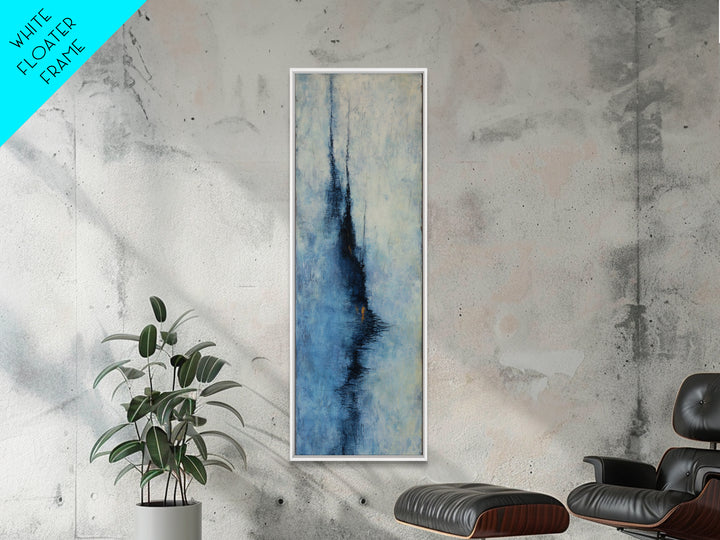 Burnt Orange Canyon Abstraction Framed Canvas Print, Monochrome Art, Modern Decor, Living Room Decor, Oil Painting, Mono, MON-1x3-4