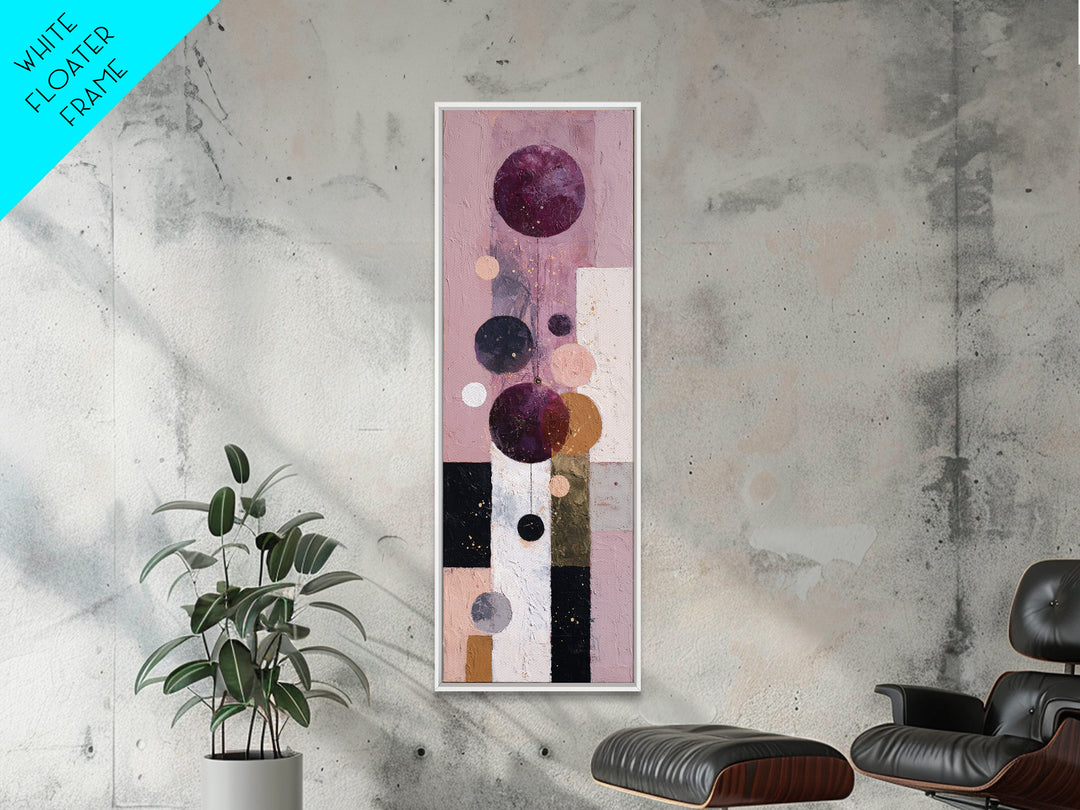 Purple Night Sky Canvas Print, Monochrome Art, Wallpaper Mural, Living Room Decor, Watercolor Art, Mono, Textured Painting, MON-1x3-99